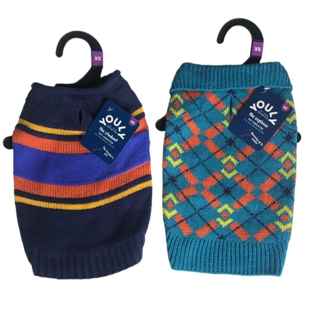Bundle 2 NWT dog Sweaters XS